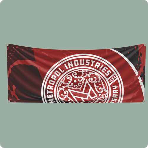 Show details for Grommeted Fabric Banners